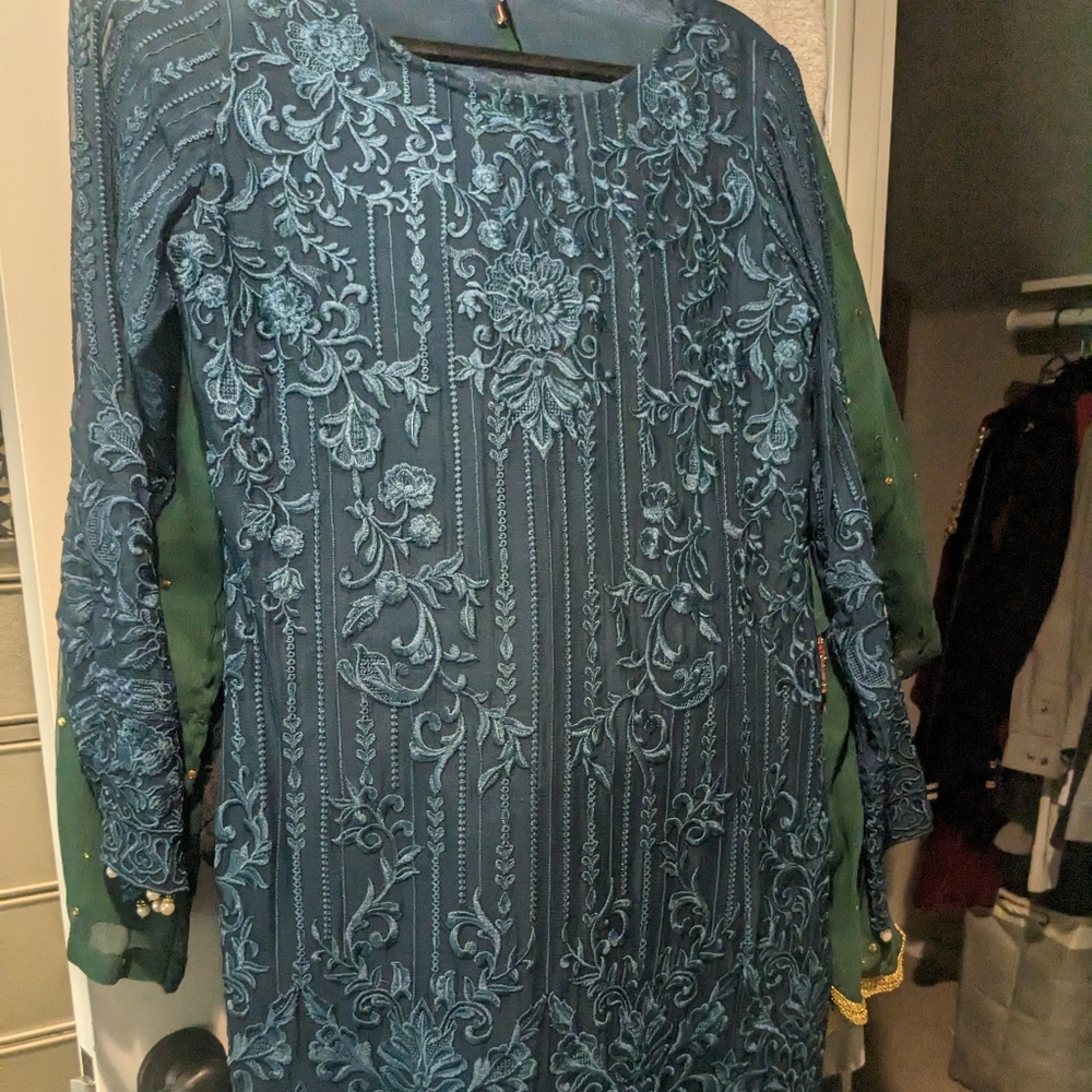 Baroque Indian/Pakistani evening wear